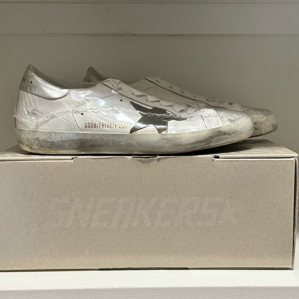 GOLDEN GOOSE SUPER-STAR LOW TOP SNEAKER SIZE 7 40 EUR (MEN)